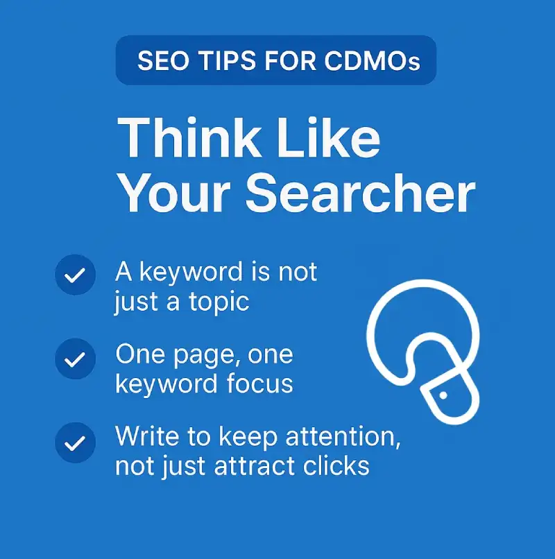 SEO für CDMOs: Wie man wie der Suchende denkt