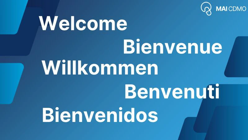 MAI CDMO veröffentlicht mehrsprachige Website für internationale Kunden